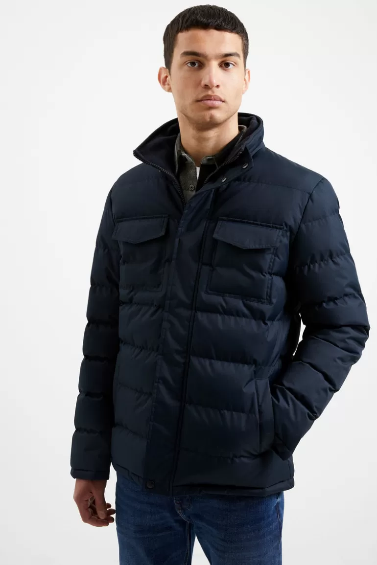 Funnel Neck 2 Pocket Padded Coat<FRENCH CONNECTION Flash Sale