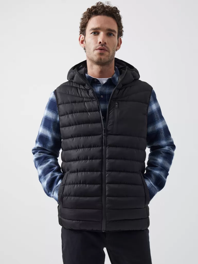 Hooded Puffer Row Gilet<FRENCH CONNECTION Discount