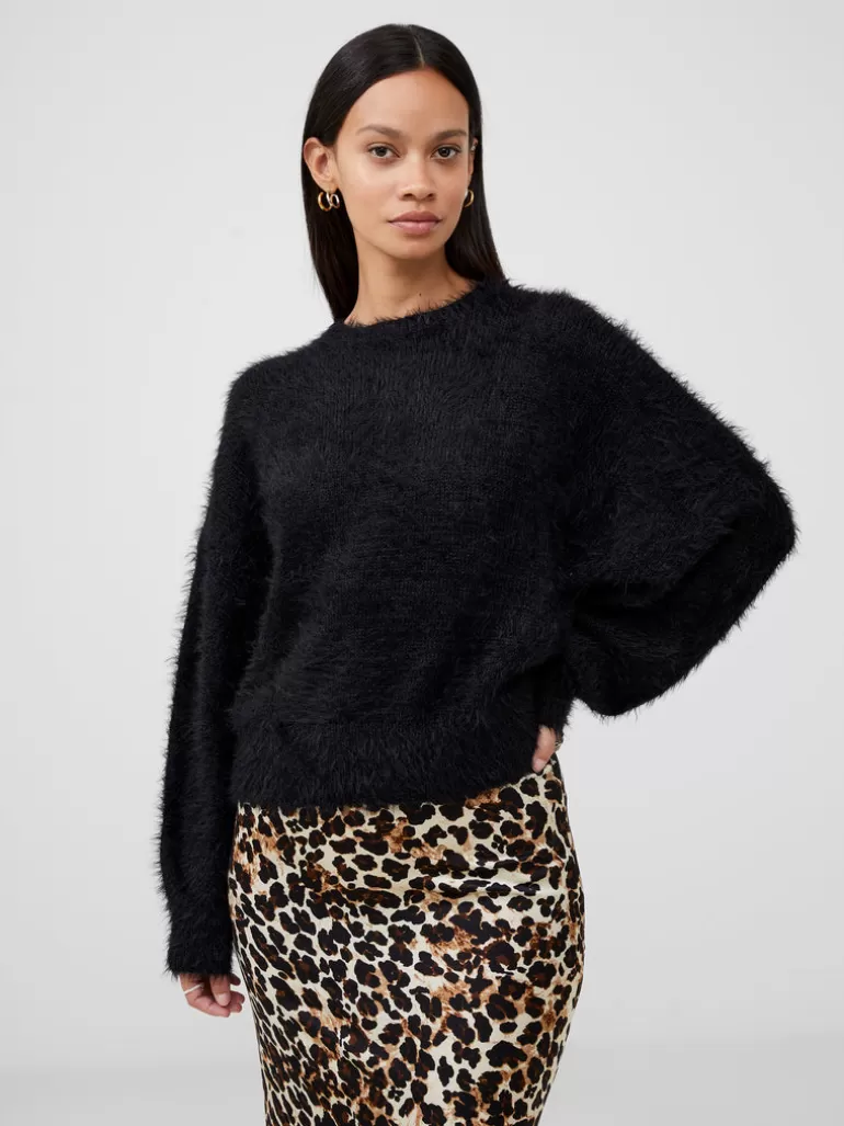 Meena Fluffy Boat Neck Jumper<FRENCH CONNECTION Outlet