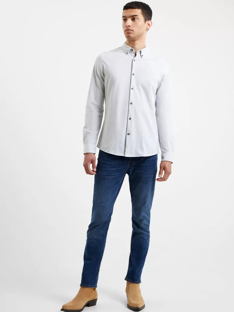 Premium Pique Long Sleeve Shirt<FRENCH CONNECTION Fashion