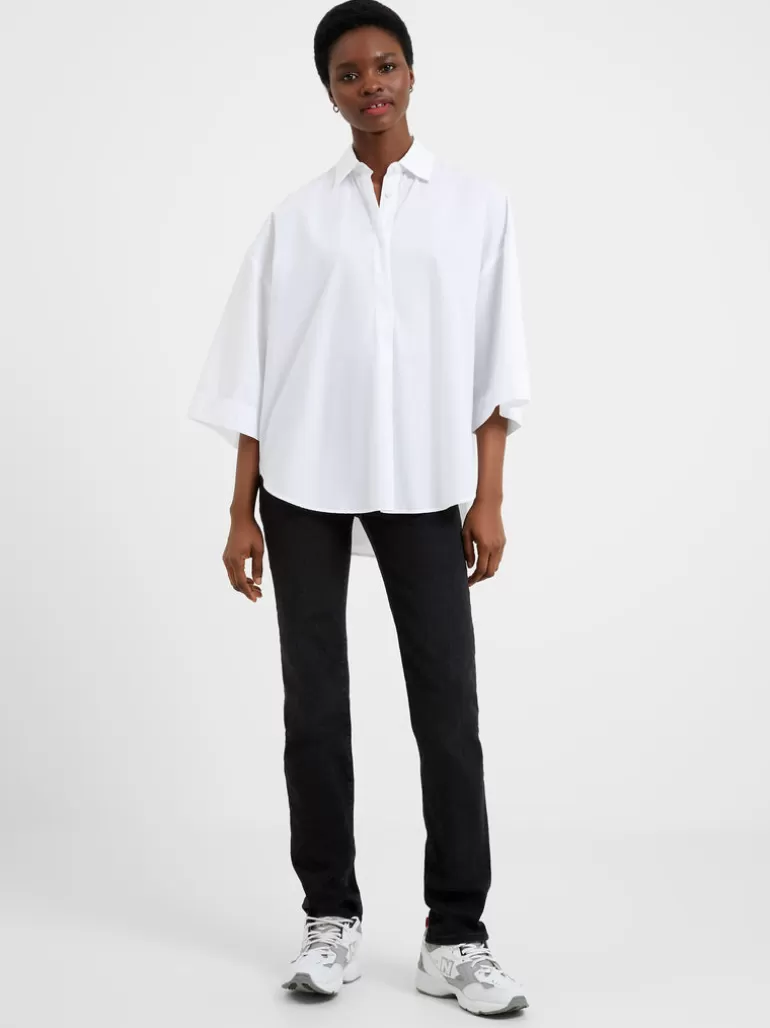 Rhodes Poplin Popover Shirt<FRENCH CONNECTION Outlet