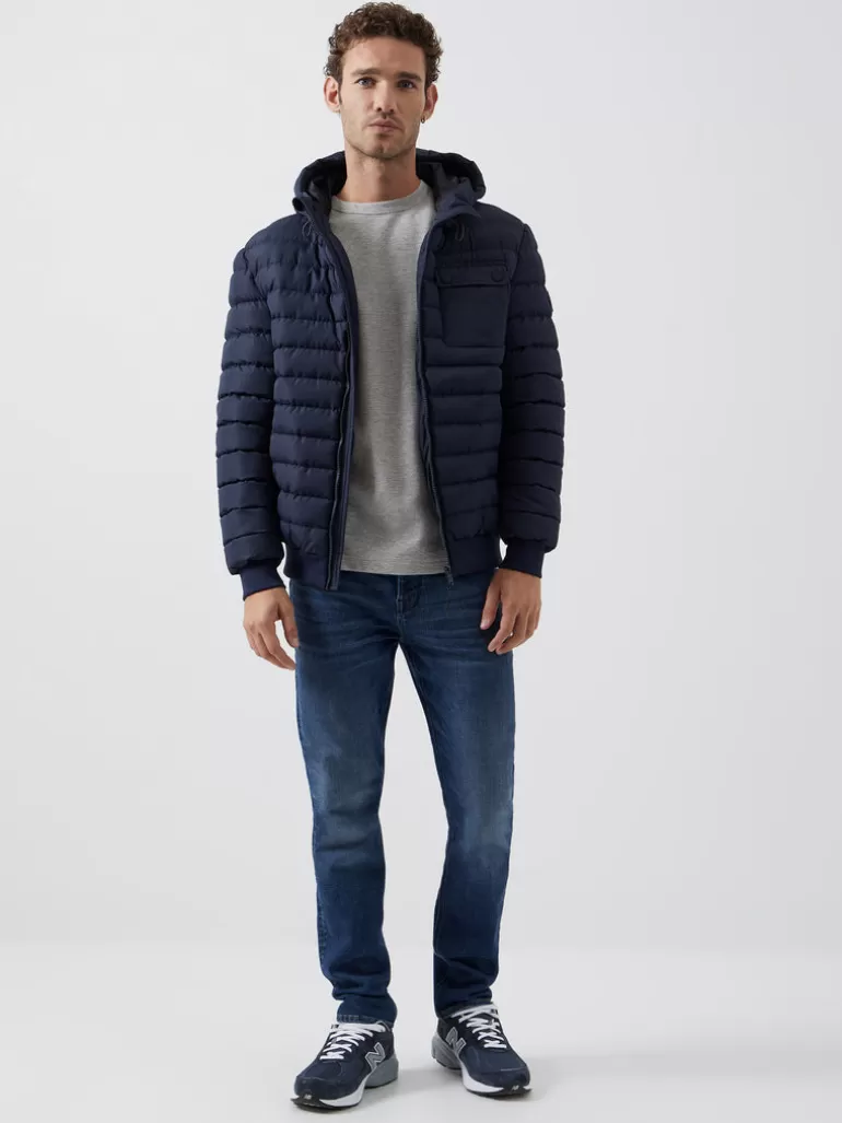 Row Hooded Puffer Jacket<FRENCH CONNECTION Sale