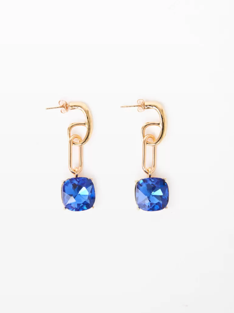 Square Stone Link Earrings<FRENCH CONNECTION Discount